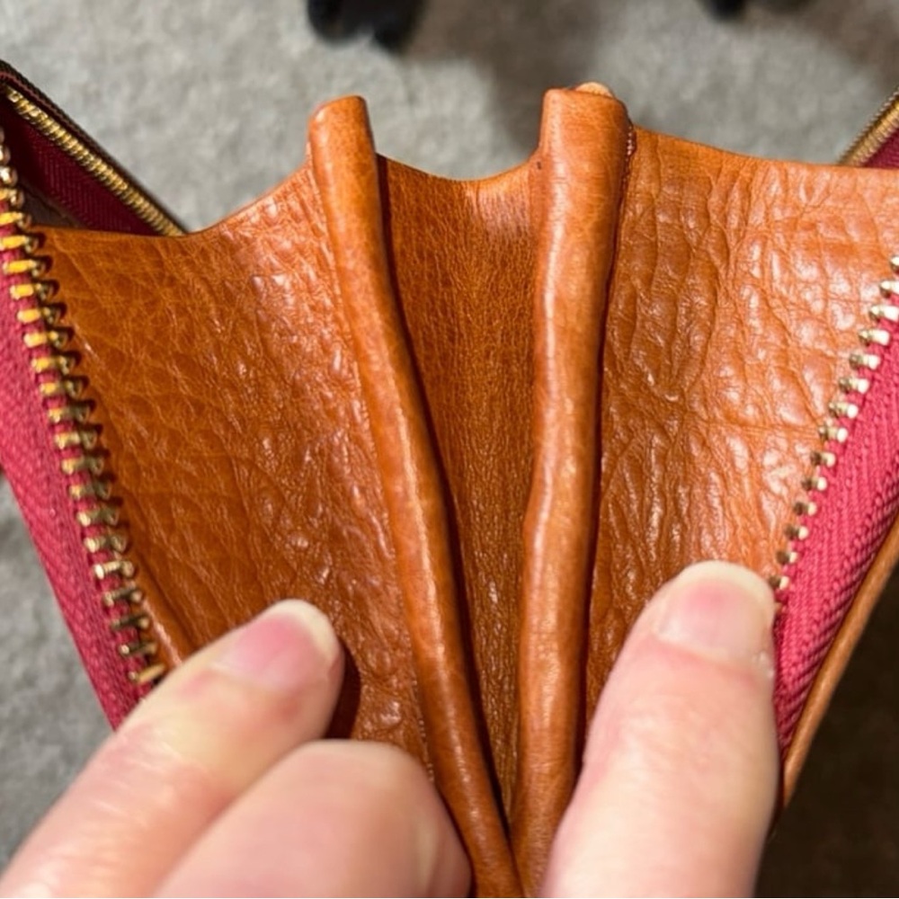 Dooney & Bourke Florentine wristlet in natural - Picture 9 of 12